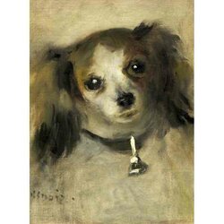 Auguste Renoir: Head of a Dog, 1870  -  Puzzel 2000 stukjes