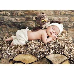 Konrad Bak: Baby and Owl  -   Puzzel 2000 stukjes