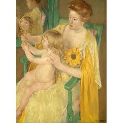 Mary Cassatt: Mother and Child, 1905  -   Puzzel 2000 stukjes