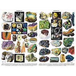 Minerals - Minéraux  1000 Stukjes