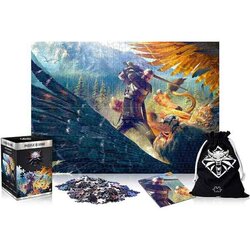THE WITCHER - Combat de Griffon - Puzzle Premium 1000P