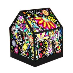 3D Puzzle - House Lantern - Cheerful Elephants   -  208 pieces