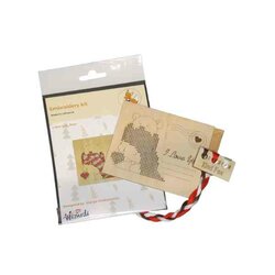 Wooden Postcard I love you. Bear