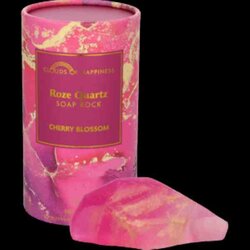 Roze Quartz  Soap Rock Clouds of Hapiness