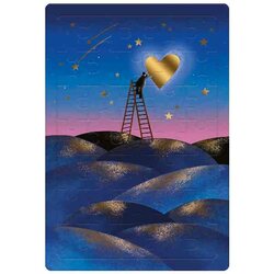 Puzzel Wenskaart  Nachtladder