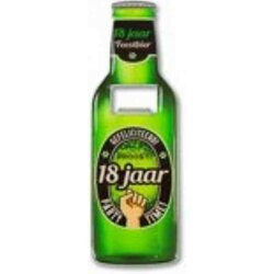 Magnetische bieropener 18 jaar