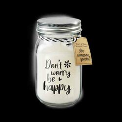 Geurkaars Don't worry be happy