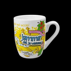 Cartoonmok / Beker  Jammer dat je weggaat