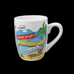 Cartoon mok - Pensionado - pensioen