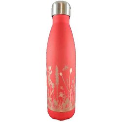 Fles rood  500 Ml Natuur en vlinders