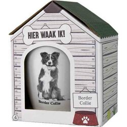 Mok - Border Collie – Dier – Puppy – Hond – Dieren – Mokken en bekers – Keramiek – Mokken - Porselein - Honden – Cadeau - Kado