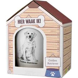 Mok – Golden Retriever – Dier – Puppy – Hond – Dieren – Mokken en bekers – Keramiek – Mokken - Porselein - Honden – Cadeau - Kado