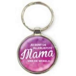 Sleutelhanger Allerliefste mama - Rond 