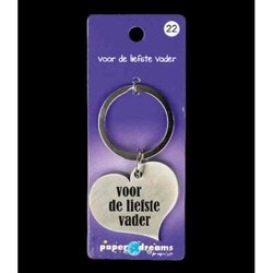 Paper Dreams Hart sleutelhanger - voor de liefste vader