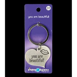 Paper Dreams Hart sleutelhanger - You are Beautifull