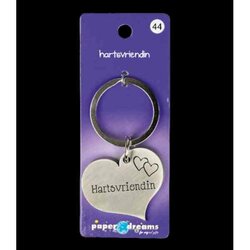 Paper Dreams Hart sleutelhanger - hartsvriendin