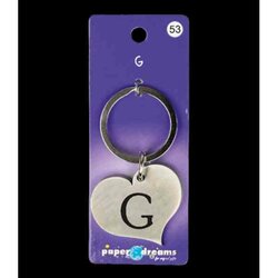 Paper Dreams Hart sleutelhanger - G