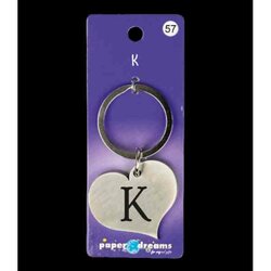 Paper Dreams Hart sleutelhanger - K