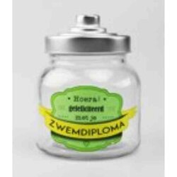 Snoeppot Hoera Gefeliciteerd met je Zwemdiploma