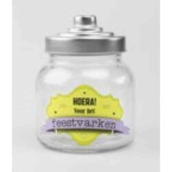 Snoeppot Hoera voor het feestvarken