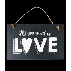 Stone Slogans All You need is love / Spreuktegel