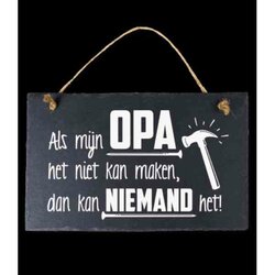 Stone Slogans Opa / Spreuktegel