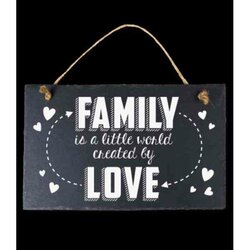 Stone Slogans Family / Love / Spreuktegel