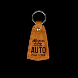 Afblijven Auto Sleutelhanger