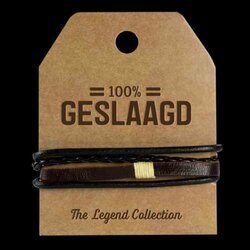 100 % Geslaagd Armband The legend Collection