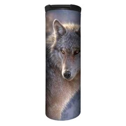Trendy Barista Tumbler  Adventure Wolf White