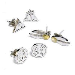 HARRY POTTER - Snitch / Deathly Hallows / 9 3/4 - Set of Studs