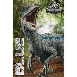 JURASSIC WORLD FALLEN KINGDOM - Poster 61X91 - Blue