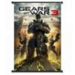 Gears of War 3 Box Art Wallscroll