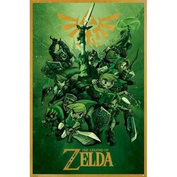 LEGEND OF ZELDA - Poster 61X91 - Link