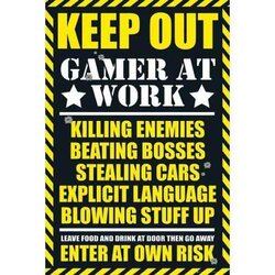 GAMERS - Poster 61X91 - Gaming Keep Out