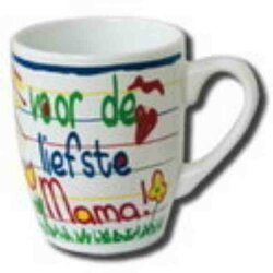 Kleur Tekst Mok - Mama  Geschenktip !