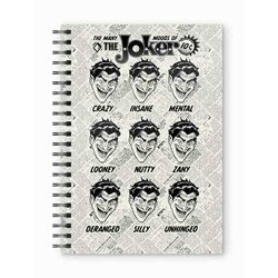 DC COMICS - Joker Faces - A5 Spiral Notebook