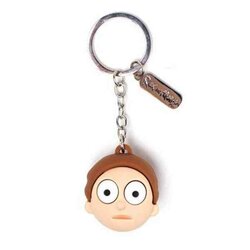 Rick and Morty 3D Rubber Keychain Morty Face - Sleutelhanger