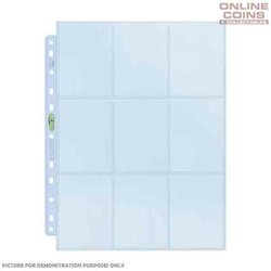 ULTRA PRO - 9-Card Pages Silver '11 Hole'