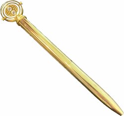 Harry Potter Metallic Pen with 3D Charm Time Turner