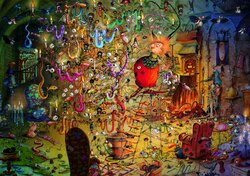 François Ruyer - Witch  -  Puzzel 1500 Stukjes