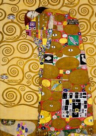 Gustave Klimt - Fulfilment, 1905 - Puzzel - 1000 Stukjes