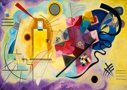 Kandinsky - Gelb-Rot-Blau, 1925  Puzzel 1000 stukjes