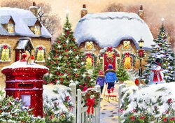 Winter Cottage  Puzzel 2000 stukjes
