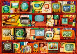 Golden Age of Television-Shelf - Puzzel - 1000 Stukjes