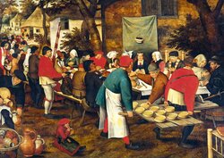 Pieter Brueghel the Younger - Peasant Wedding Feast - Puzzel - 1000 Stukjes