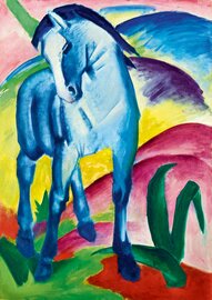 Franz Marc - Blue Horse I, 1911  - Puzzel - 1000 Stukjes  