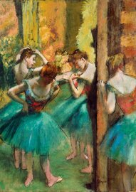 Degas - Dancers, Pink and Green, 1890   - Puzzel - 1000 Stukjes  