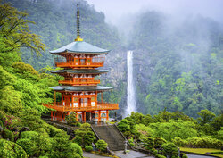 Seiganto-ji Pagoda, Japan - Puzzel  - 1000  Stukjes