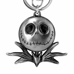 NIGHTMARE BEFORE CHRISTMAS - Jack Head - Metal Keychain